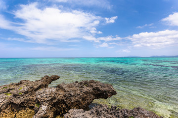 日本の国立公園・沖縄県石垣島、川平湾周辺