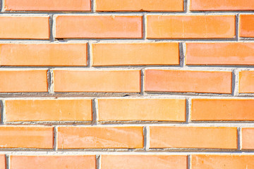 The wall is made of bricks. Beautiful texture and background.