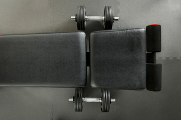 Gym interior and free space for your decoration 