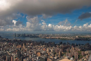 Views over Manhattan from the Empire State Building