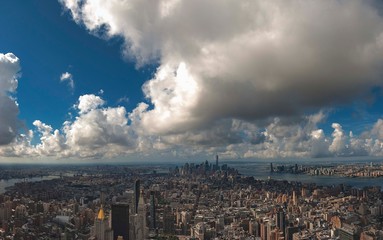Views over Manhattan from the Empire State Building