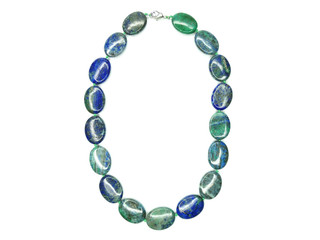 fashion beads necklace jewelry with semigem crystals jasper