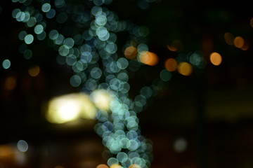 Night city light - bokeh background on this photo,	blur image light from street in night time.