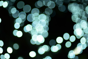 The blur of the lights is a beautiful bokeh at night.