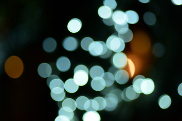 The blur of the bokeh light is used as a beautiful background image.