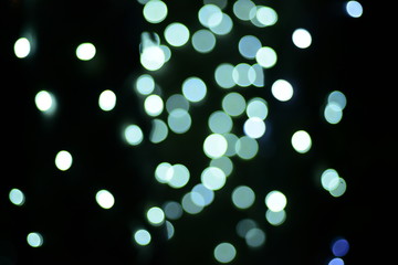 The blur of the lights is a beautiful bokeh at night.