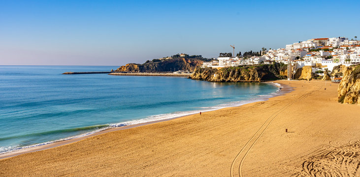 Albufeira city beach