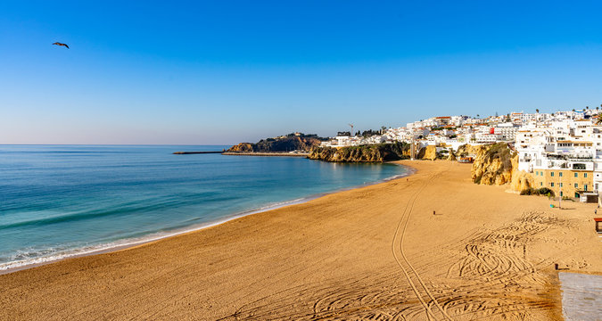 Albufeira city beach,Algarve