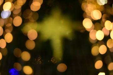 The blur of the lights is a beautiful bokeh at night.