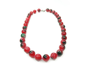fashion beads necklace jewelry with semigem crystals tourmaline