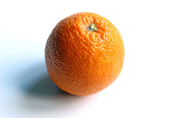 Fresh Ripe orange isolated on white background