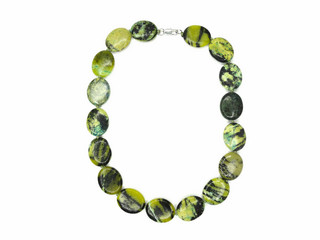 fashion beads necklace jewelry with semigem crystals jasper