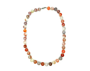 fashion beads necklace jewelry with semigem crystals agate