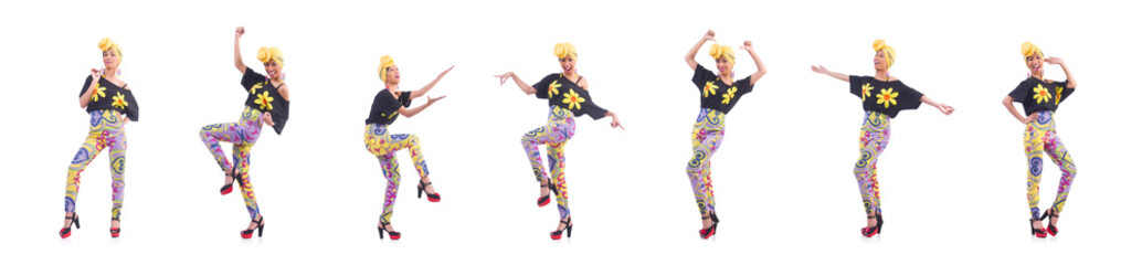 Girl preparing for summer vacation