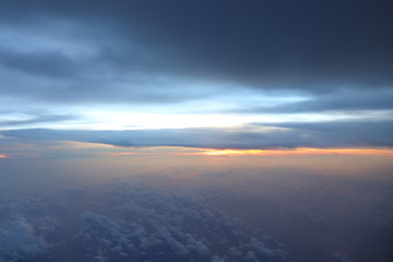 In flight over Vietnam