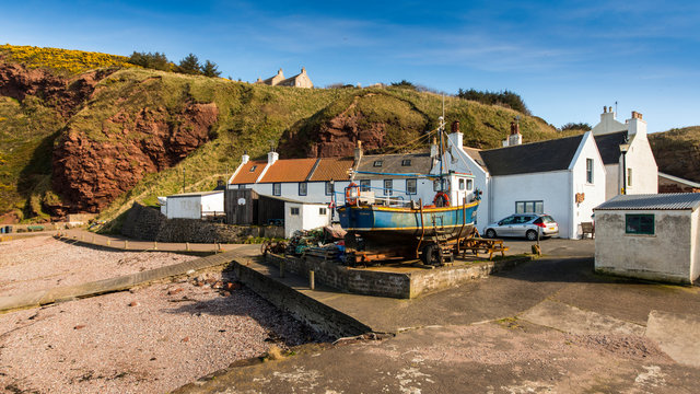 Pennan Harbour Scene