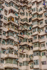 Crowded Apartment in Hong Kong