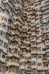 Crowded Apartment in Hong Kong