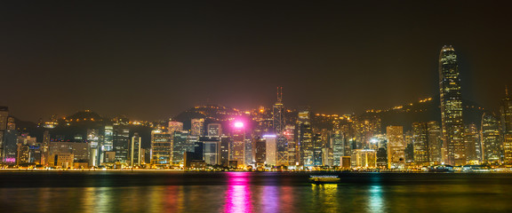 Hong Kong, China skyline panorama 
