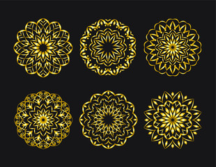 Ethnic ornamental mandala design abstract background