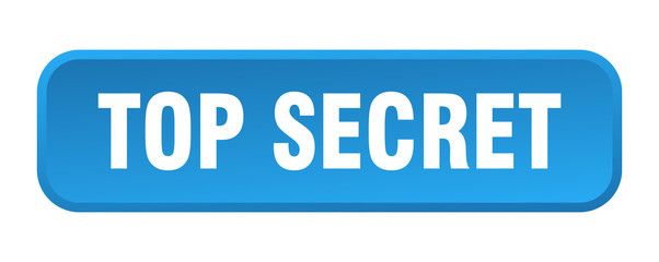 top secret button. top secret square 3d push button