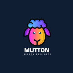 Modern colorful logo design template gradient color Premium Vector