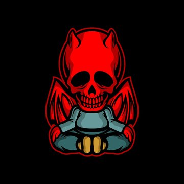 Devil Baby Red Skull