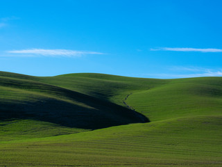 green hills tuscany val d'orcia