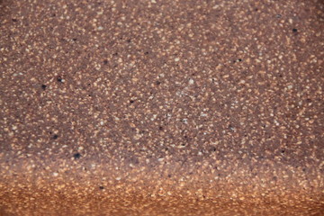 water drops on the sand