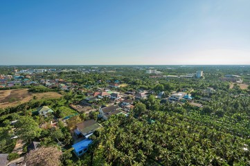 View landscape  Sam Phran District, Nakhon Pathom;Thailand