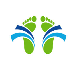 Foot logo vector template, Creative of Foot logo design concepts