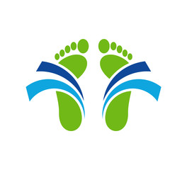 Foot logo vector template, Creative of Foot logo design concepts