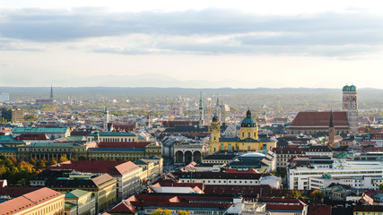 Naklejka premium Skyline München