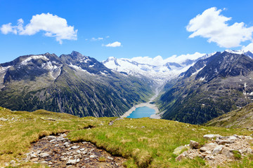 Alpine water reservoirs - Schlegeisspeicher