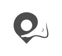 Foot Point logo vector template, Creative of Foot logo design concepts
