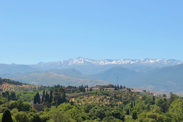 Fototapeta na wymiar Berg in Granada