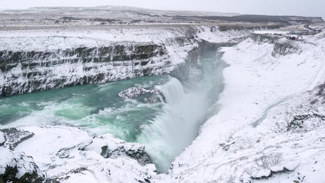 Gullfoss in Winter, Iceland