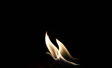 Concept Textures Flame Black background