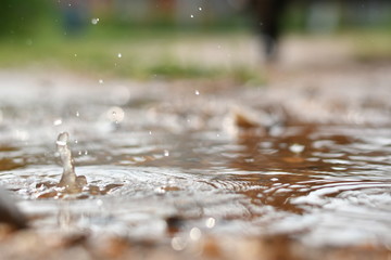 water splash isolated for background