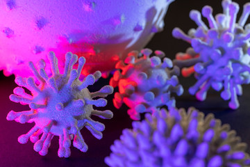Fototapeta na wymiar symbolic viruses