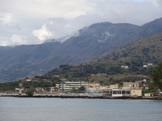 Fototapeta na wymiar Georgioupolis - resort town in Greece