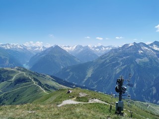 Fototapeta na wymiar Alpenpanorama von der Wanglspitz