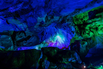 Obraz na płótnie Canvas Karst caves in China. Karst scenery.