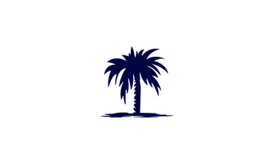 Obraz premium palm tree silhouette