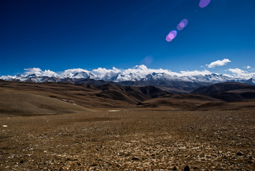 Himalaje panorama z Nepalu