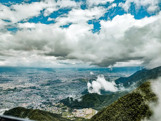 view from the top of the hill