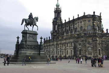 Obraz premium Traveling in Dresden, Germany