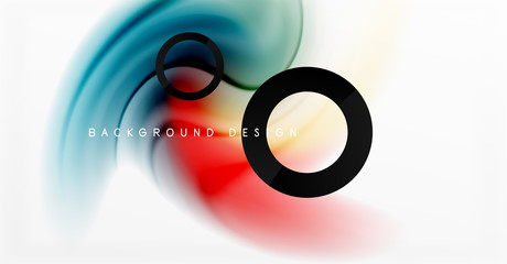 Abstract background, fluid mixing gradient liquid style colors composition. Vector Illustration For Wallpaper, Banner, Background, Card, Book Illustration, landing page