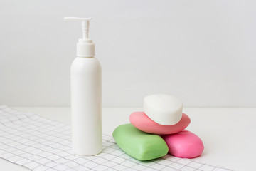 Obraz na płótnie Canvas soap, liquid soap, antiseptic