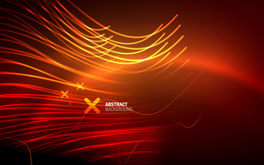 Abstract background - neon line design for Wallpaper, Banner, Background, Card, Book Illustration, landing page